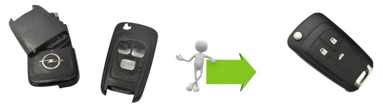 Reparación llaves de coche